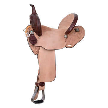 Circle Y Great Oak Barrel Saddle